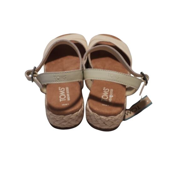 Toms Womens Abby Flatform Espadrille Sandal Natural sandal size 7 - Picture 7 of 11